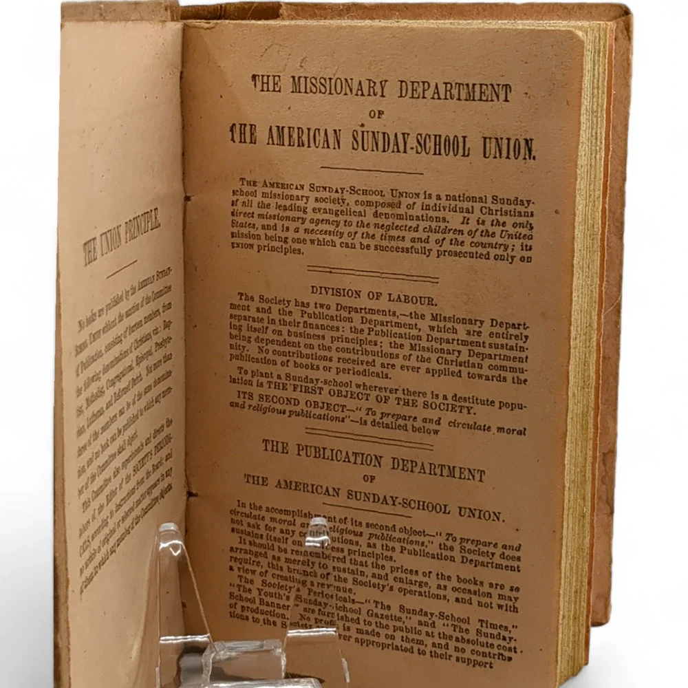 1845‎ Union Hymns Hymnal Sabbath Schools Bible Classes Teachers Meetings